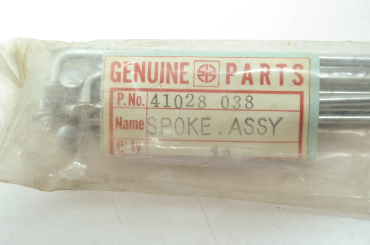 OEM Kawasaki 41028-038 Front Outer Spoke Assembly Qty 10 NOS
