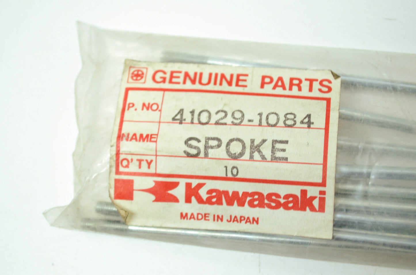 OEM Kawasaki 41029-1084 Front Inner Spoke 240Mmx Qty 10 NOS