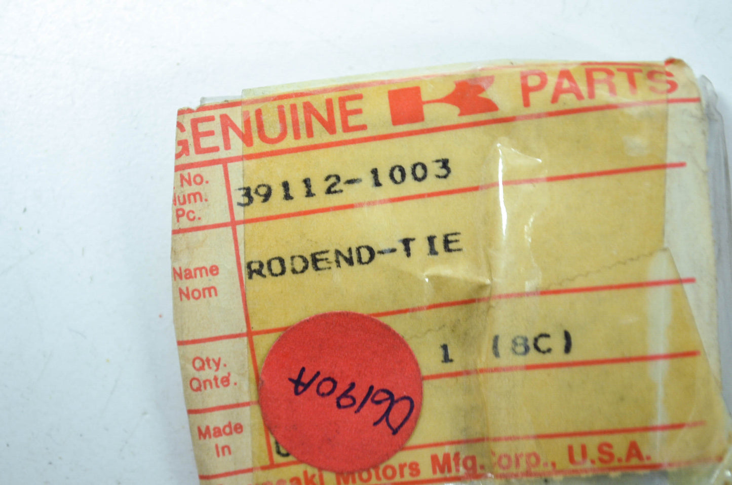 NEW OEM Kawasaki Tie Rod Right End 78-81 KZ1000 Police 1000 39112-1003 NOS