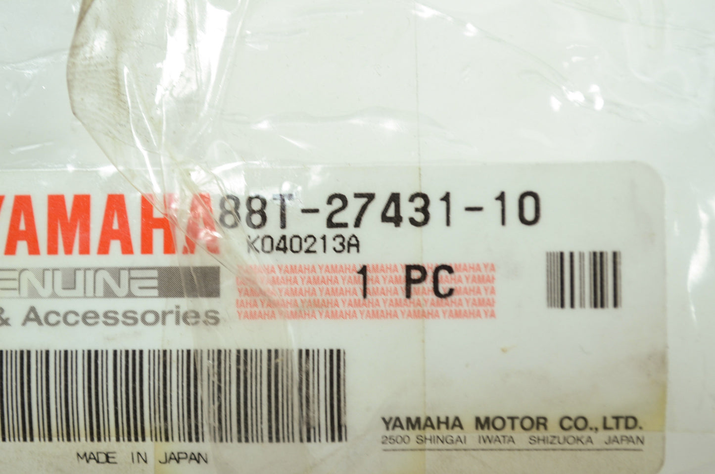 OEM Yamaha 88T-27431-10-00 Rear Footrest 1 NOS