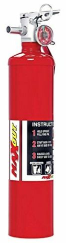 H3R Performance MX250R Maxout Dry 2.5Lb Fire Extinguisher Red NOS