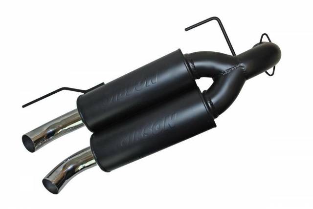 Gibson Exhaust 98014 Extreme Twin Core Slip-On Black