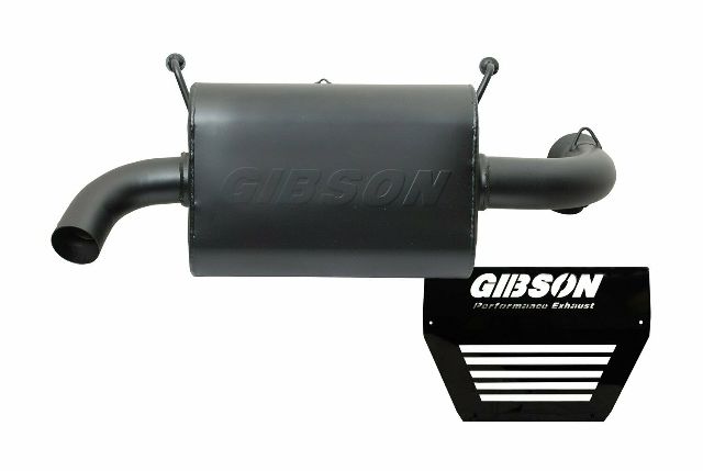 Gibson Exhaust 98028 Black Slip-On Single Exhaust