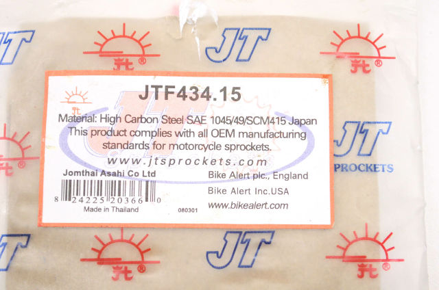 JT Sprockets JTF434.15 Sprocket 15T NOS