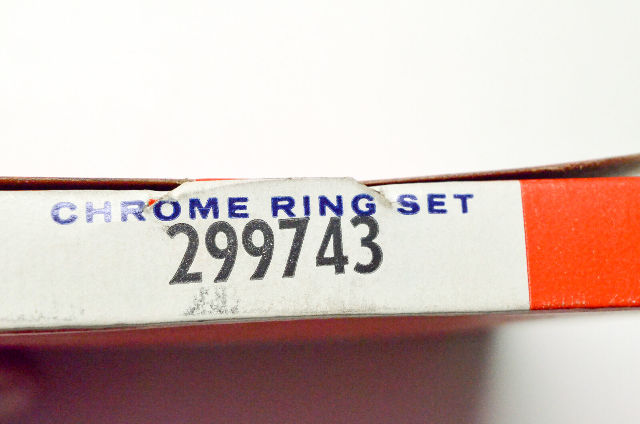 OEM Briggs & Stratton 299743 Chrome Ring Kit NOS