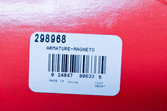 OEM Briggs & Stratton 298968 Armature Magneto Ignition Coil NOS