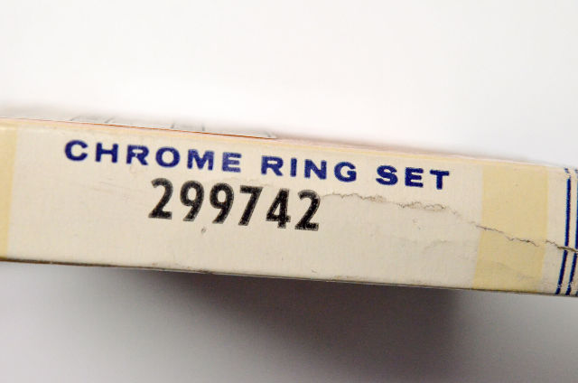 OEM Briggs & Stratton 299742 Chrome Ring Kit NOS