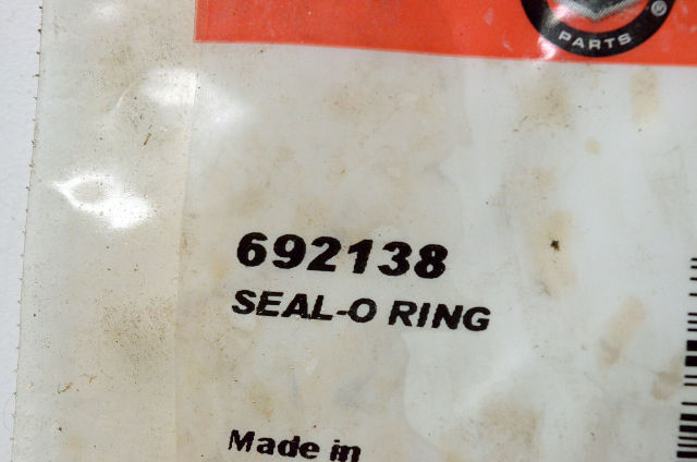 OEM Briggs & Stratton 692138 O-Ring Seal NOS