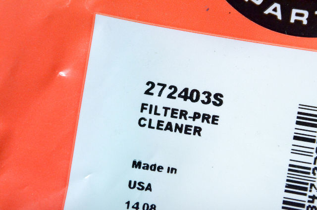 OEM Briggs & Stratton 272403S Pre Cleaner Filter Qty 3 NOS