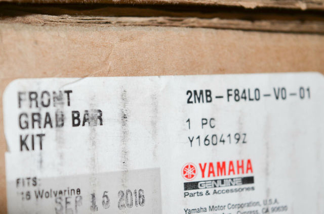 New OEM Yamaha 2MB-F84L0-V0-01 Front Grab Bar Kit NOS