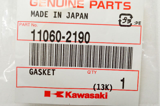 OEM Kawasaki 11060-2190 Gasket NOS