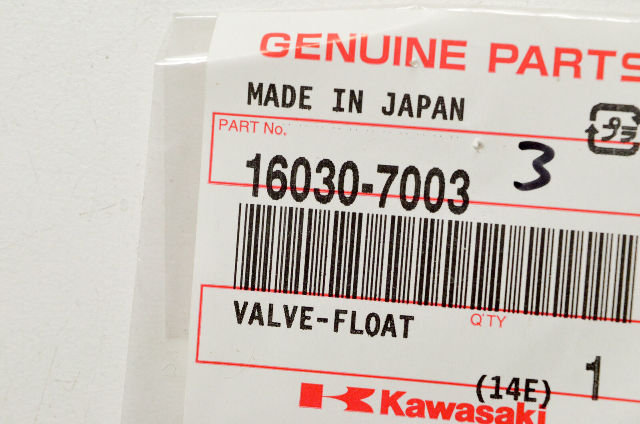 OEM Kawasaki 16030-7003 Float Valve NOS