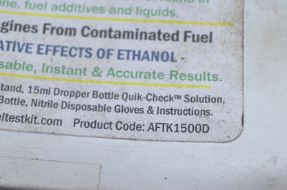 New FuelTesters Ethanol Fuel Test Kit NOS