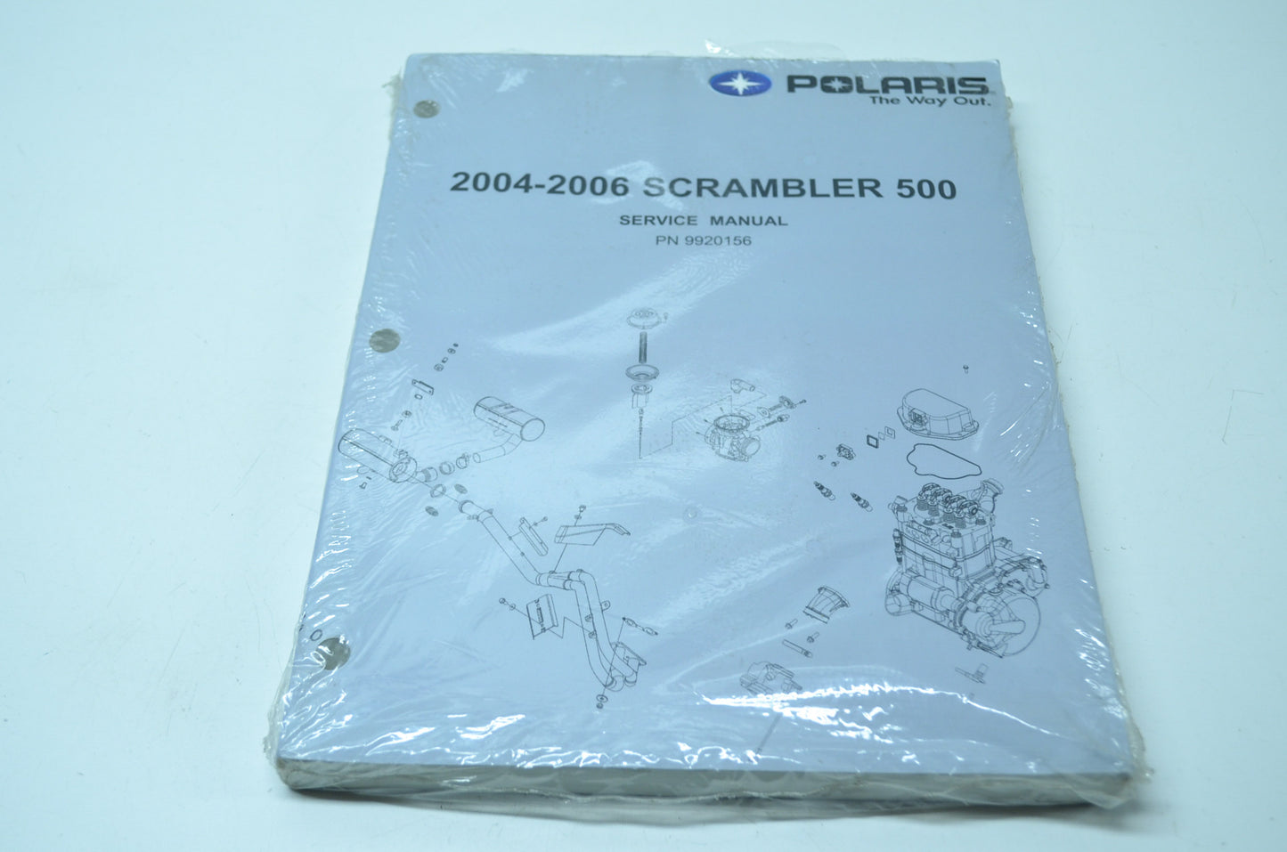 OEM Polaris 9920156 Service Manual 06 Scrambler 500 4X4 NOS