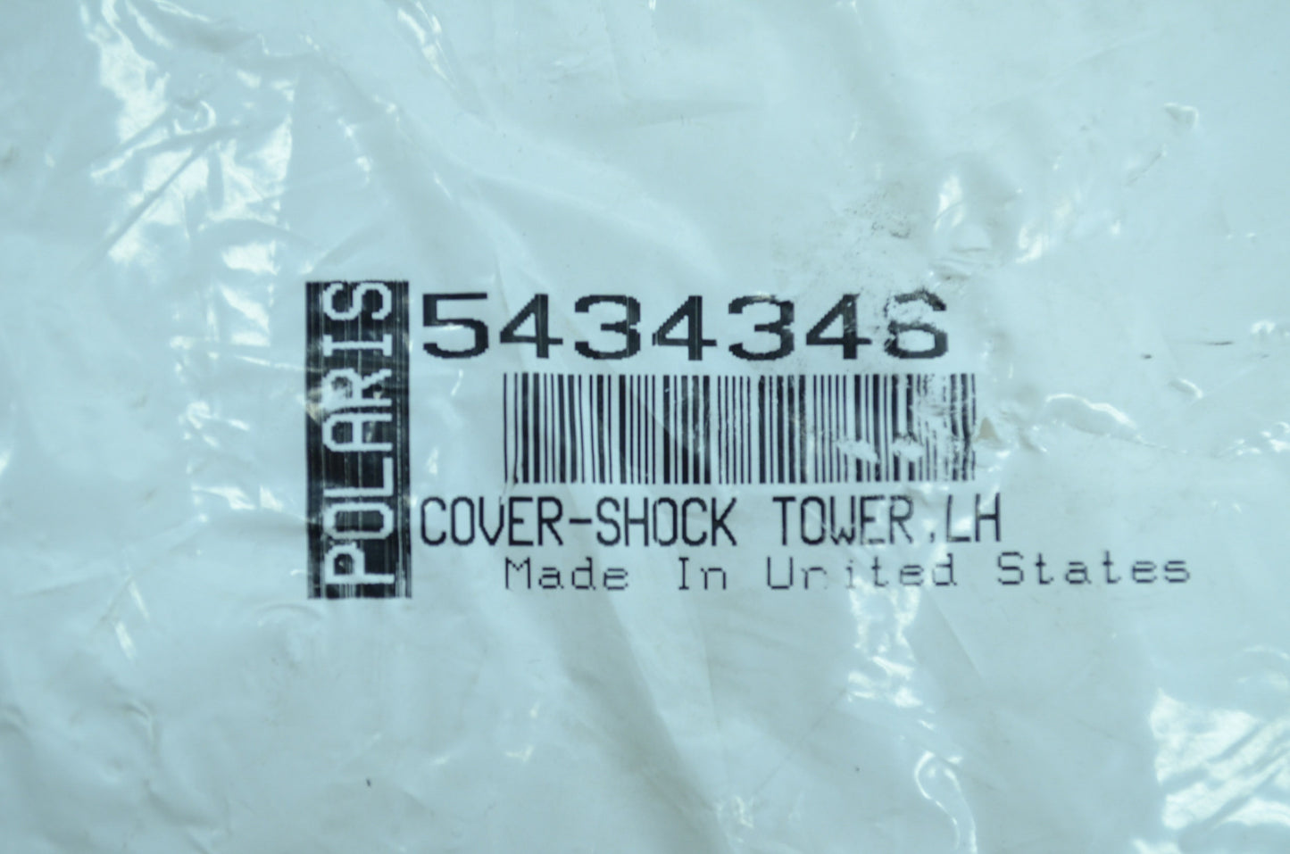 OEM Polaris 5434346 Left Hand Shock Tower Cover NOS
