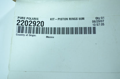 OEM Polaris 2202920 Piston Rings Kit 80mm NOS