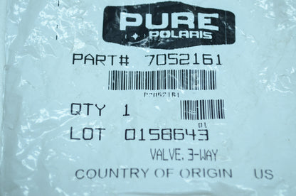OEM Polaris 7052161 Valve 3-Way NOS