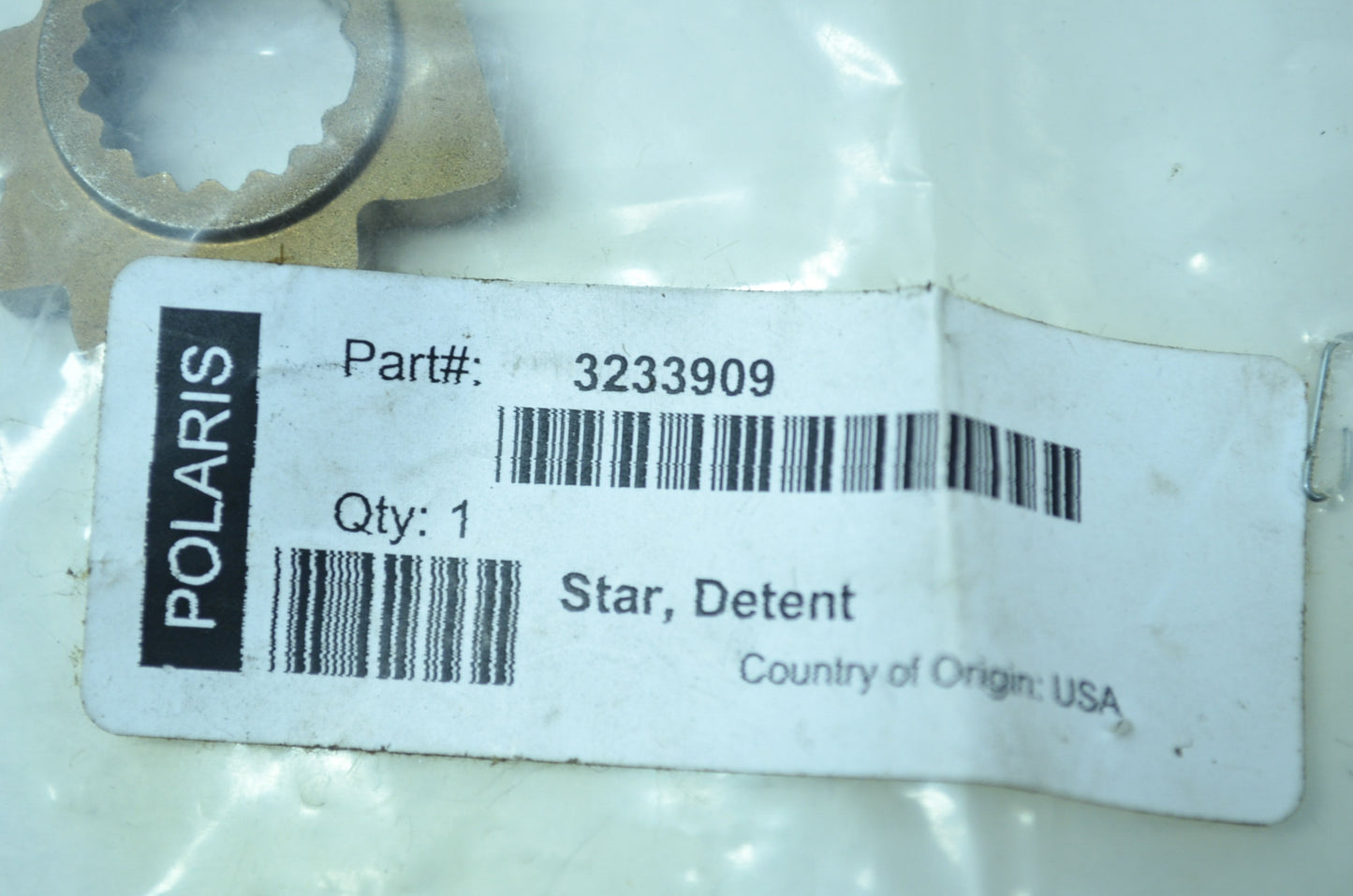 OEM Polaris 3233909 Detent Star NOS