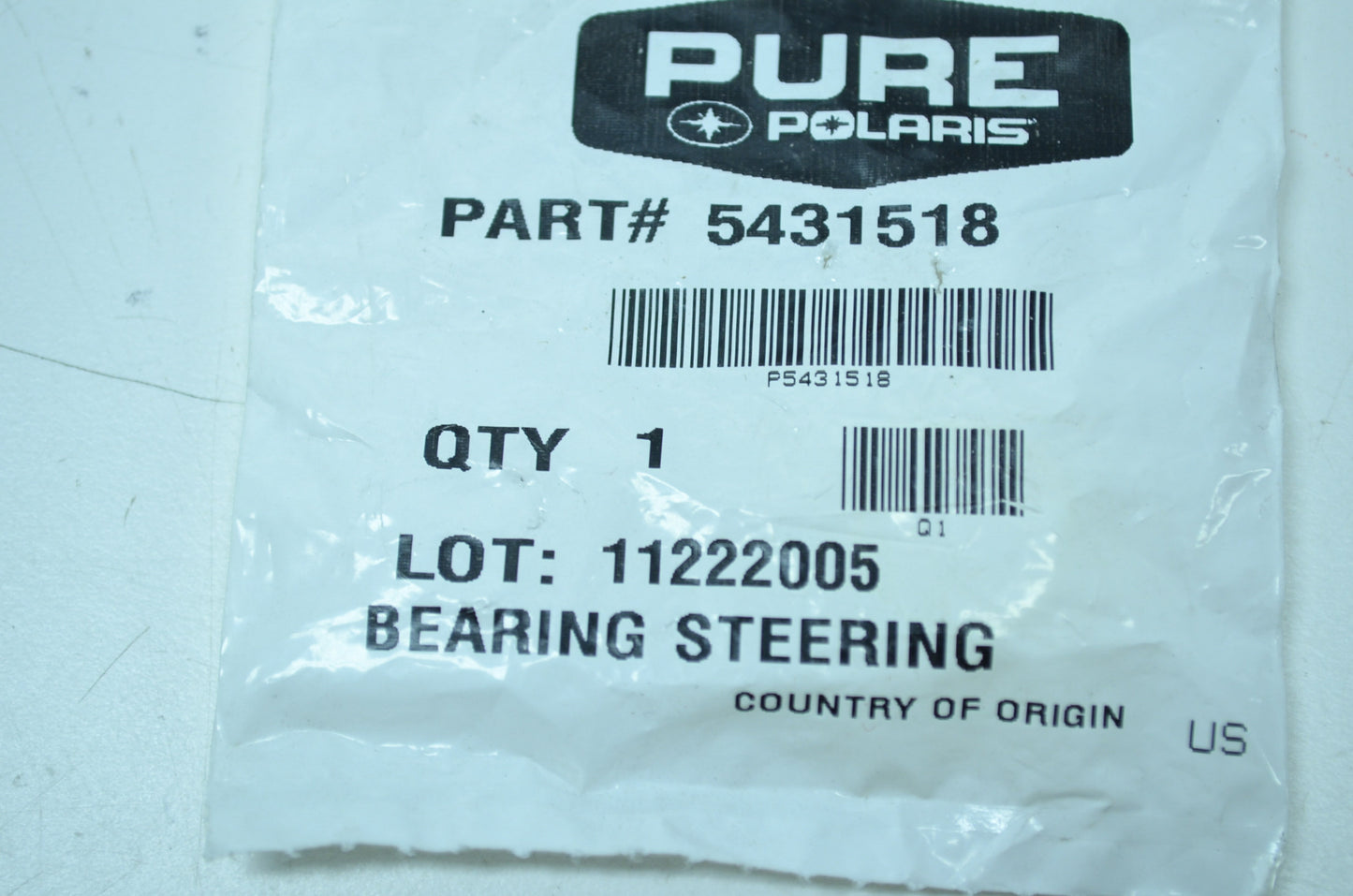 OEM Polaris 5431518 Steering Nozzle Bearing NOS