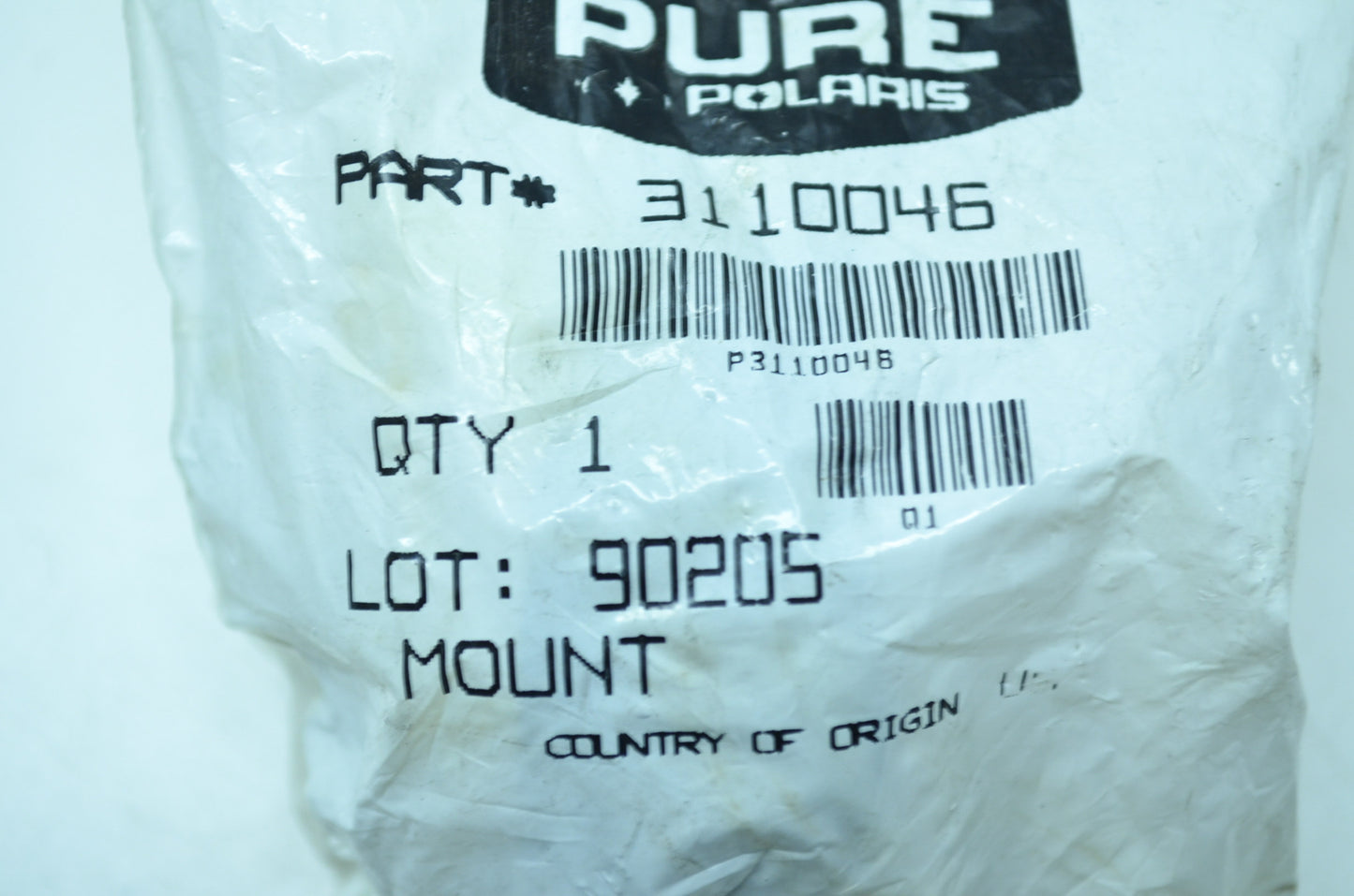 OEM Polaris 3110046 Isolator 3/8-24M,3/8-16M NOS