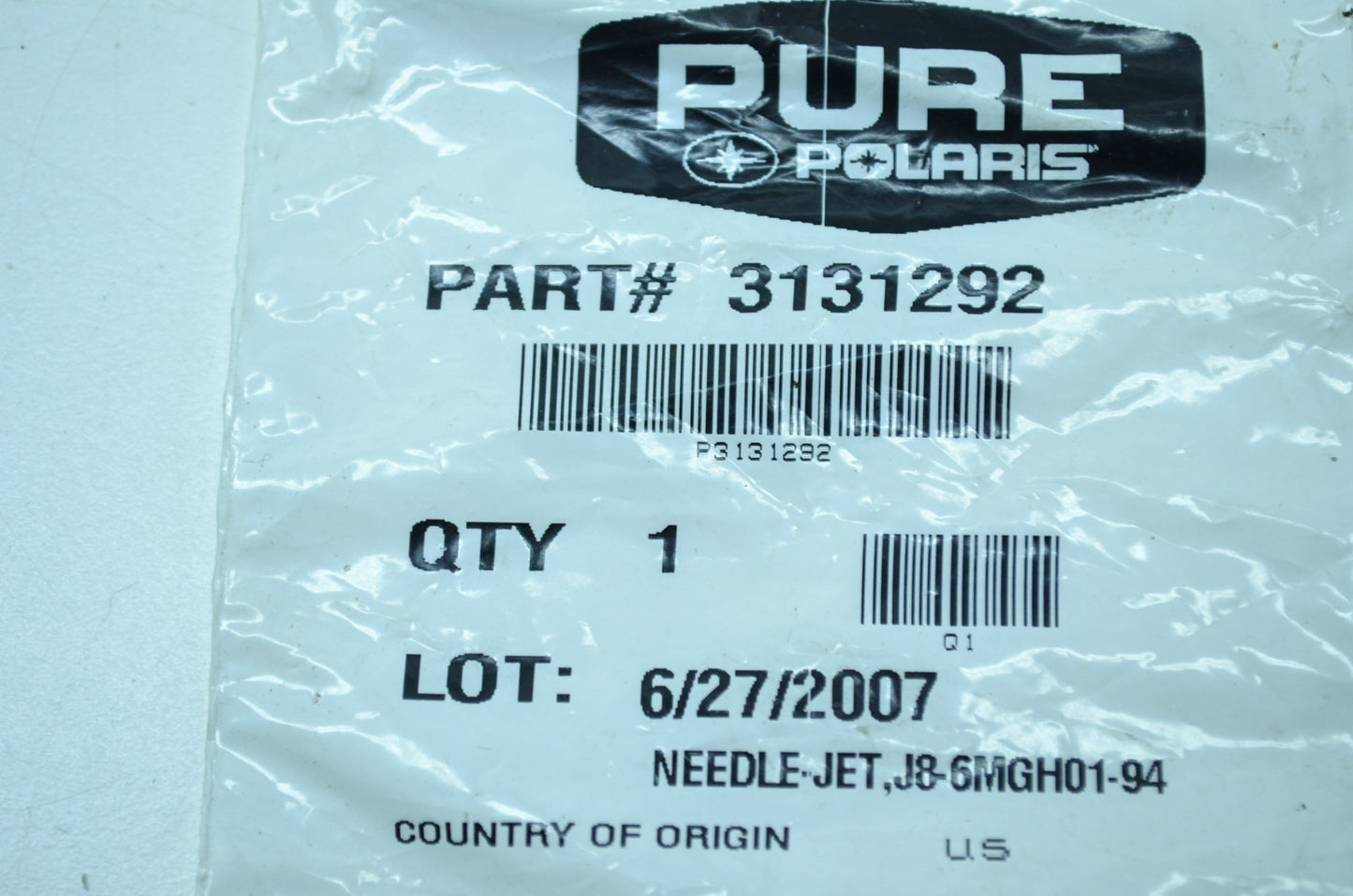 OEM Polaris 3131292 Jet Needle NOS