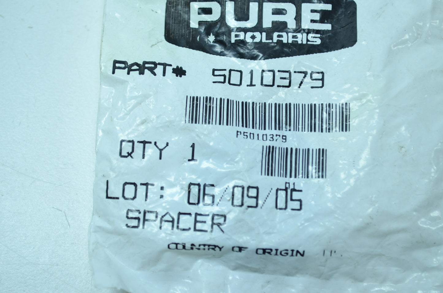 OEM Polaris 5010379 Driven Clutch Spacer NOS