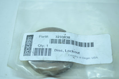OEM Polaris 3233838 Lockout Disc NOS