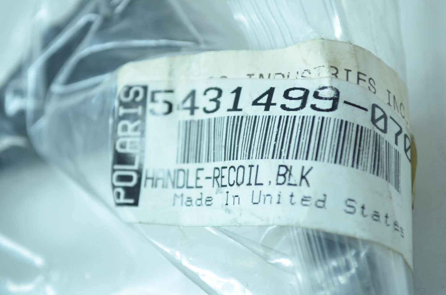 OEM Polaris 5431499-070 Black Recoil Handle NOS