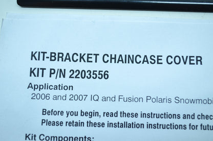 New OEM Polaris Cover Chaincase Kit HO Fusion Touring Switchback NOS