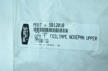 OEM Polaris 5812018 Right Upper Tape Foil NOS