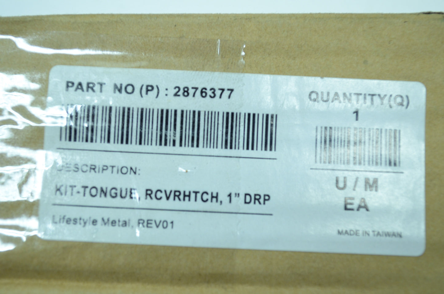 NEW OEM Polaris Draw Bar Hitch Receiver Kit 1 1/4' 2876377 NOS