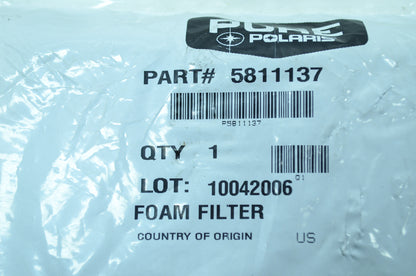OEM Polaris 5811137 Filter Foam NOS