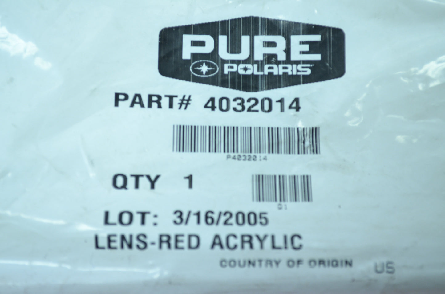 OEM Polaris 4032014 Lens NOS