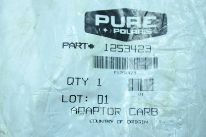 OEM Polaris 1253423 Carburetor Adapter NOS