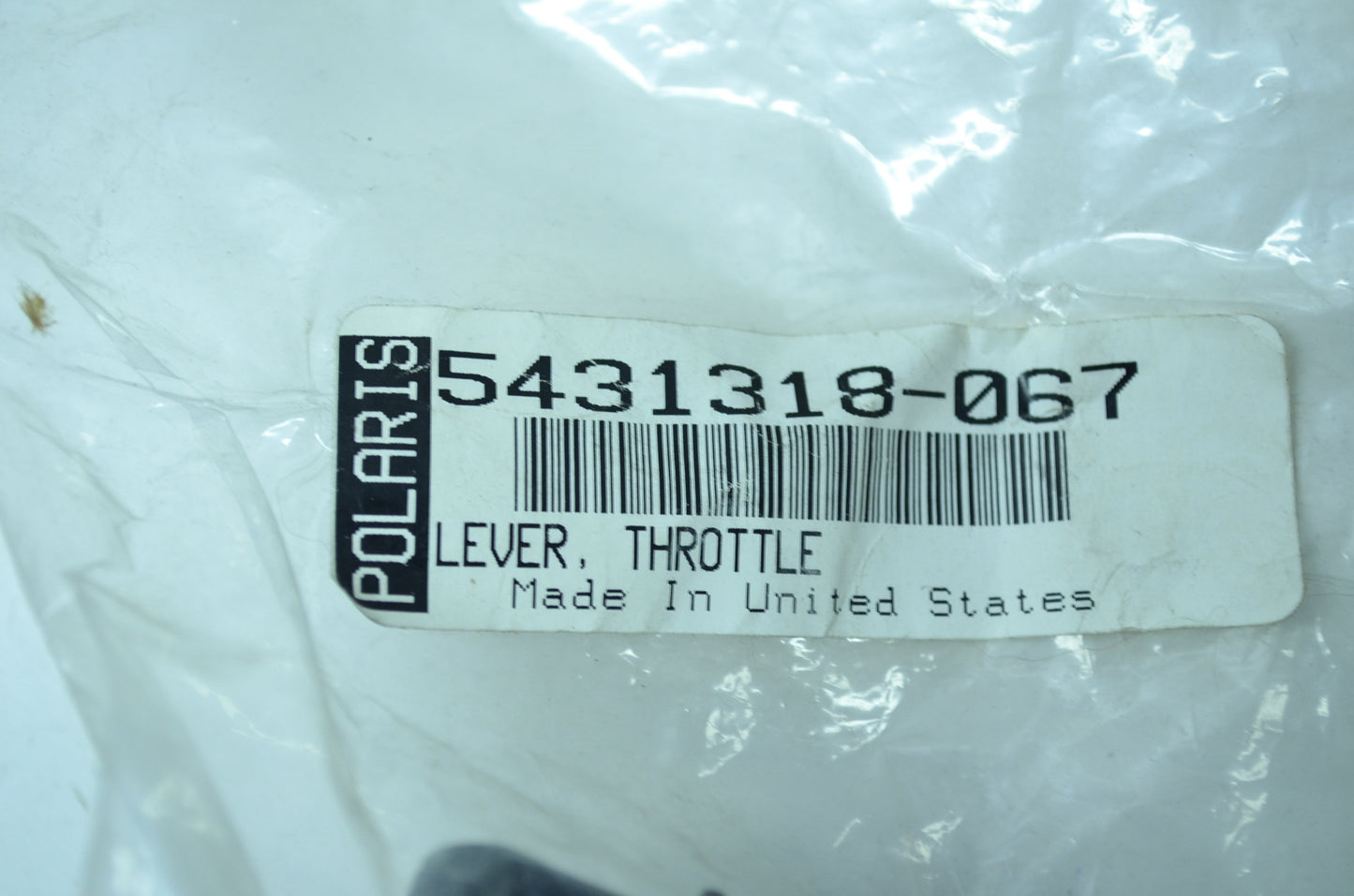 OEM Polaris 5431318-067 Throttle Lever NOS