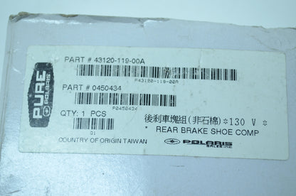 OEM Polaris 450434 Rear Brake Shoe NOS