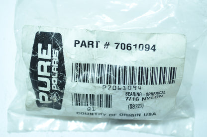 OEM Polaris 7061094 Nylon Spherical Bearing 7/16 NOS