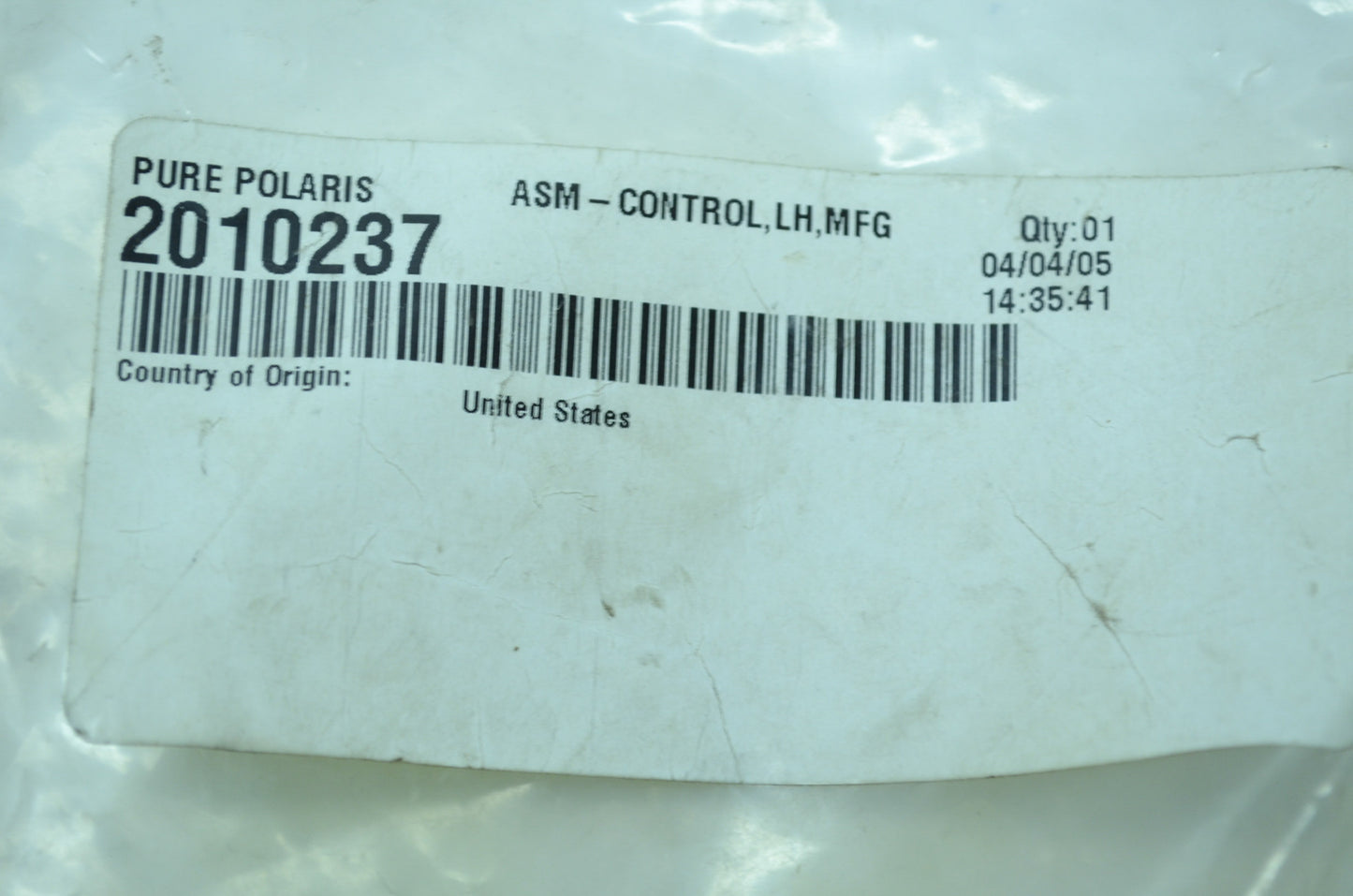 NEW OEM Polaris Left Controls Fusion Classic RMK Switchback 2010237 NOS