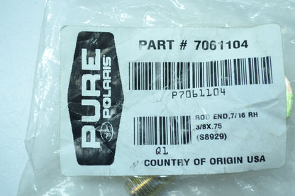 New OEM Polaris 7061104 Tie Rod End 7/16 RMK Trail 136 NOS