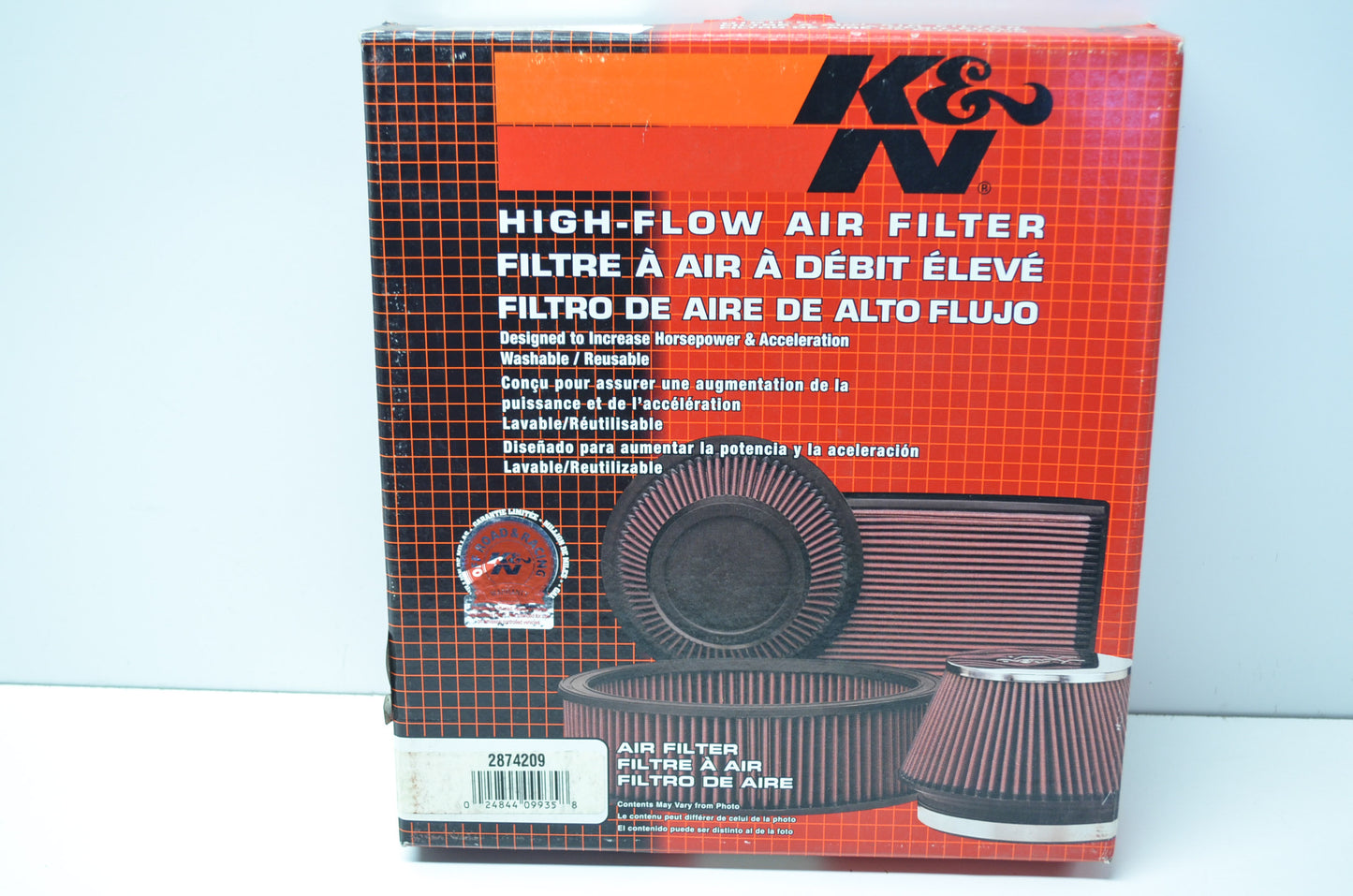 NEW OEM K&N Polaris Air Filter 2003-2007 Predator 2874209 NOS