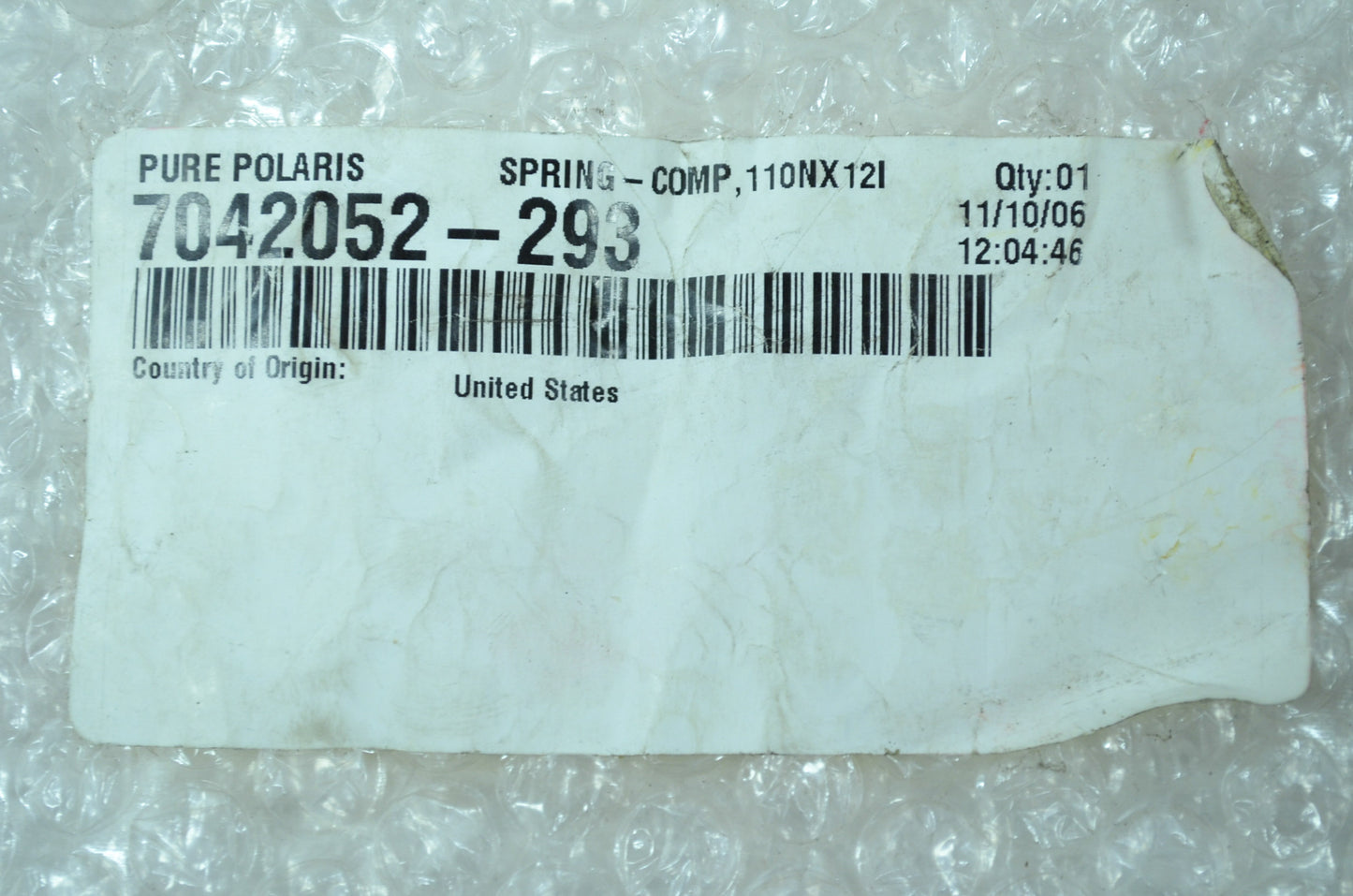 NEW OEM Polaris Spring Red PRO X RMK 700 900 600 440 7042052-293 NOS