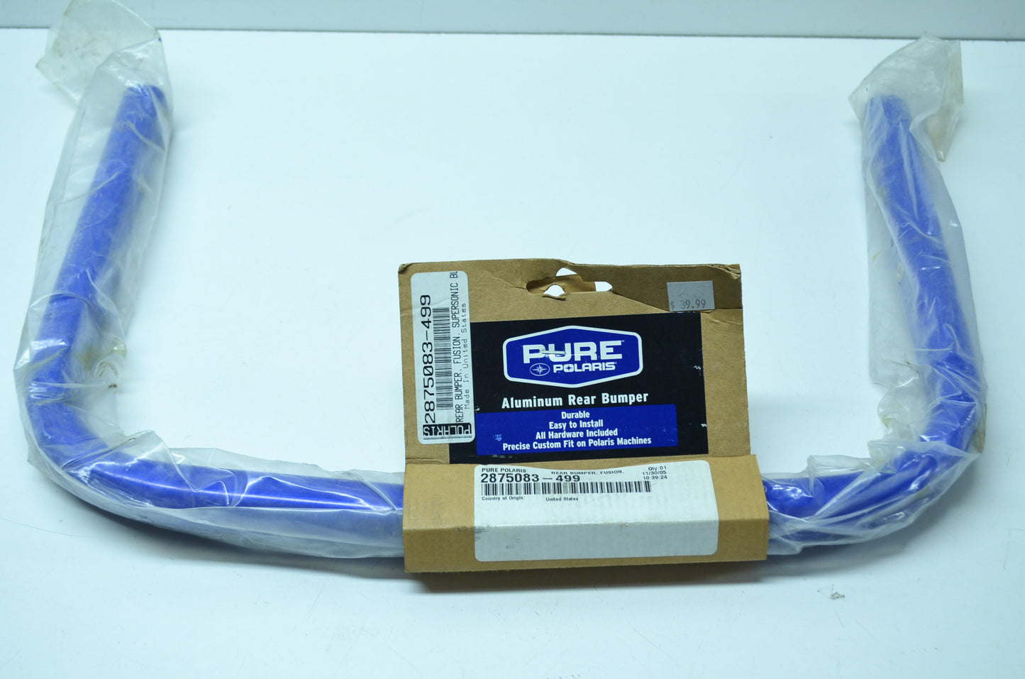 NEW OEM Polaris Rear Bumper Kit Fusion 2875083-499 NOS