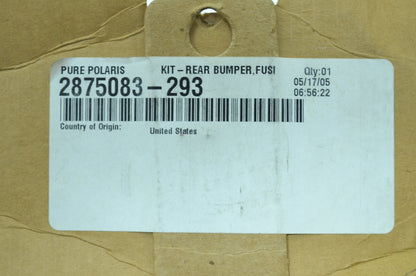 OEM Polaris 2875083-293 Rear Bumper Kit NOS
