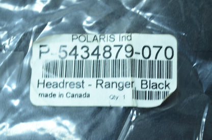 OEM Polaris 5434879-070 Black Headrest NOS