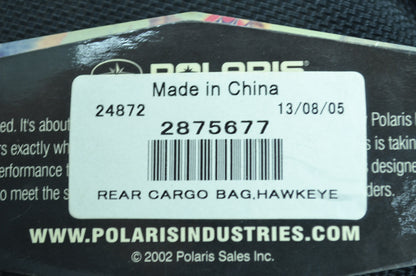 NEW OEM Polaris Rear Cargo Bag Sportsman Hawkeye 2875677 NOS