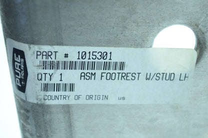 NEW OEM Polaris Left Foot Rest HO Fusion Classic RMK Touring 1015301 NOS