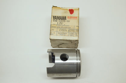 OEM Yamaha 444-11635-00-00 Piston 1 O/S 0.25 NOS