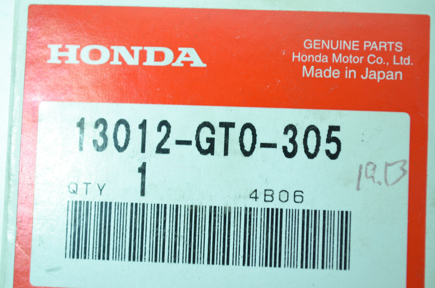 OEM Honda 13012-GT0-305 Ring Set (OS) (0.25) NOS