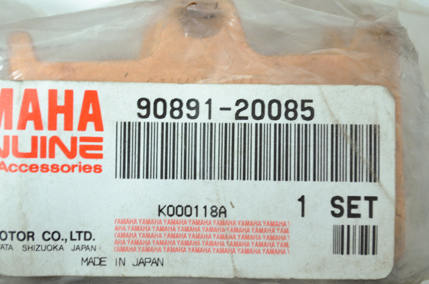 OEM Yamaha 90891-20085-00 Brake Pad Kit NOS