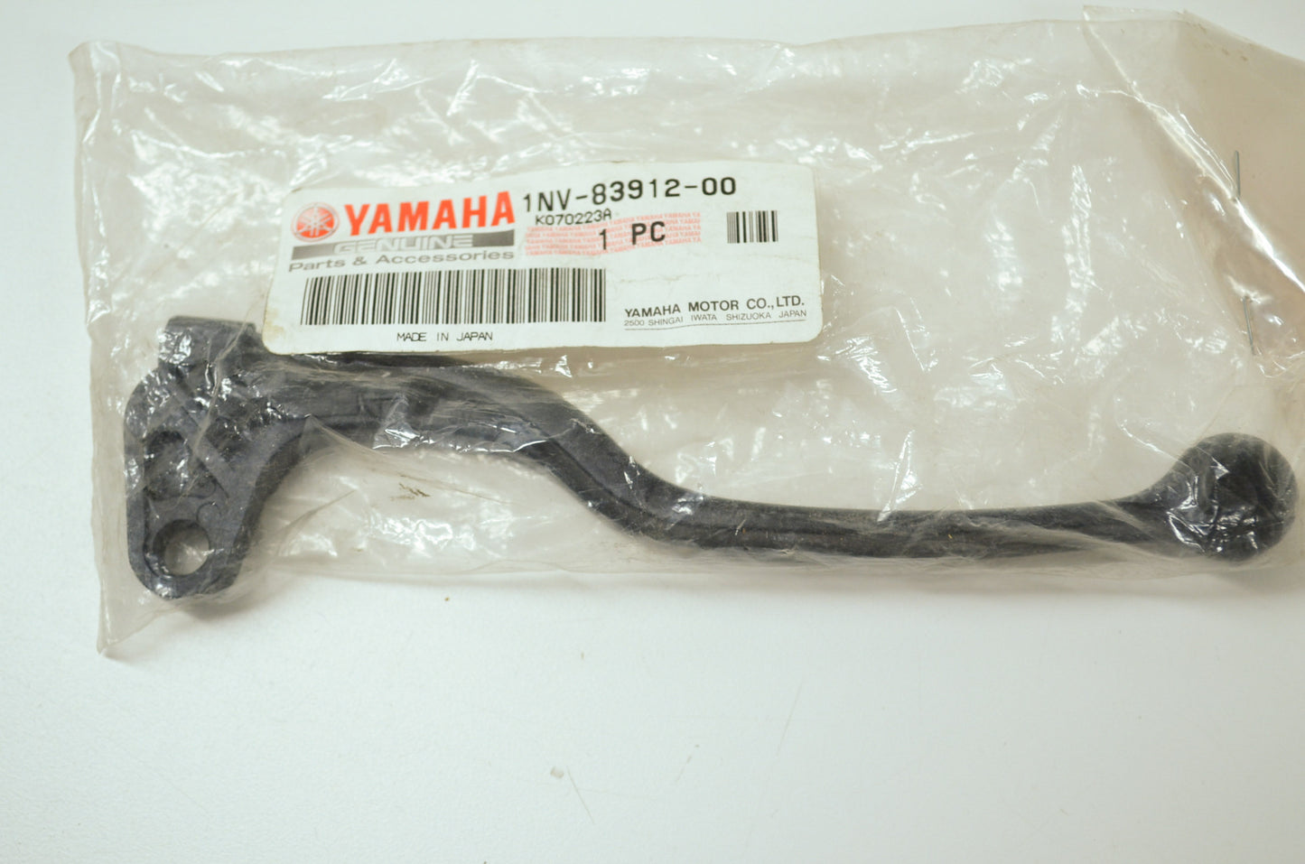 OEM Yamaha 1NV-83912-00-00 Lever 1 NOS
